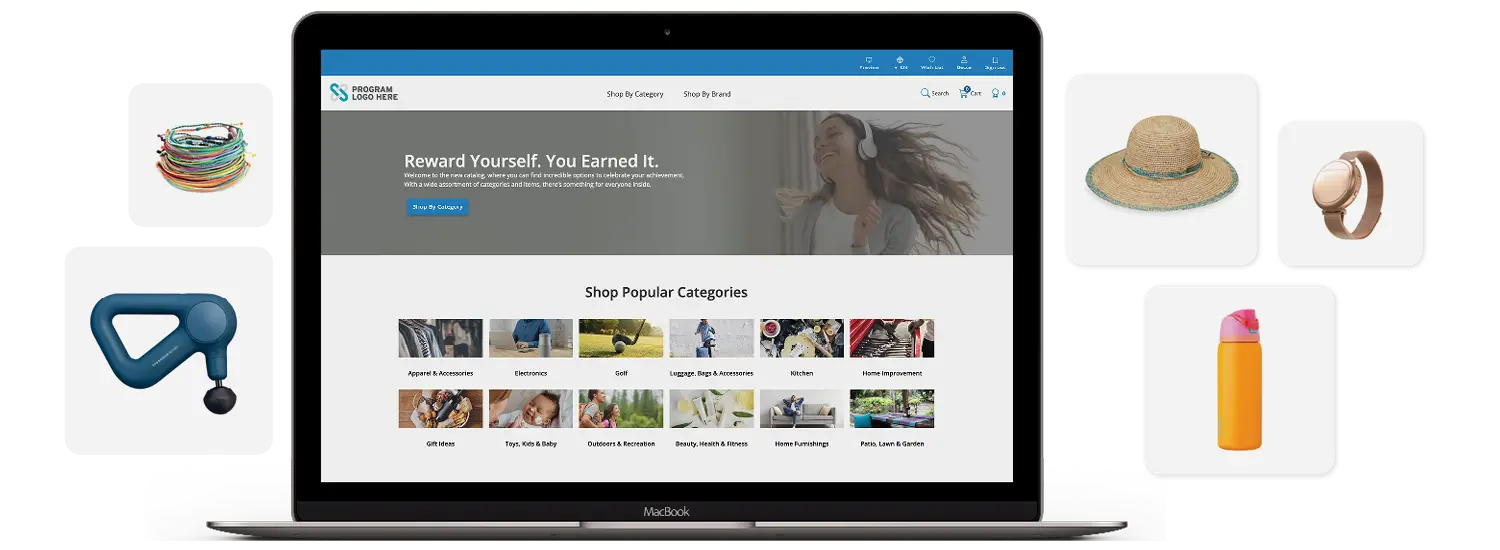 responsive online rewards storefront